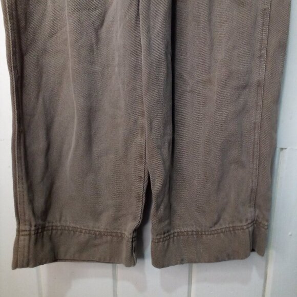 Zara Pants Girls 9 (134) Casual Elastic Drawstring Straight Brown - Picture 7 of 16